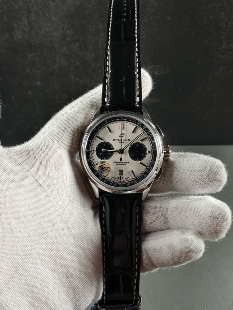 BLS Premier B01 Chronograph Black & White Panda Dial | 42mm | B01 Super Clone Automatic Chronograph Movement