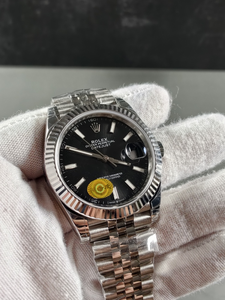 VSF V3 Free-Sprung Datejust Black Dial | 41mm | Free-Sprung Dandong 3235 Super Clone Movement
