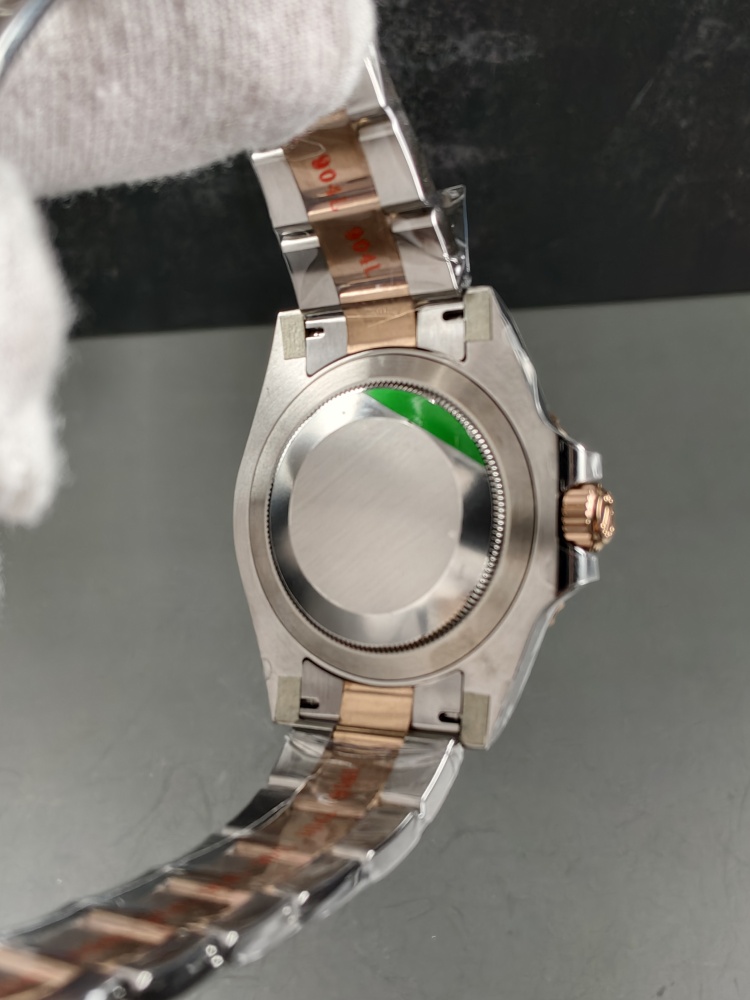 GOLD V4 Weighted Root Beer GMT | 40mm | SH3285 Super Clone Movement | Everose Gold & Stainless Steel