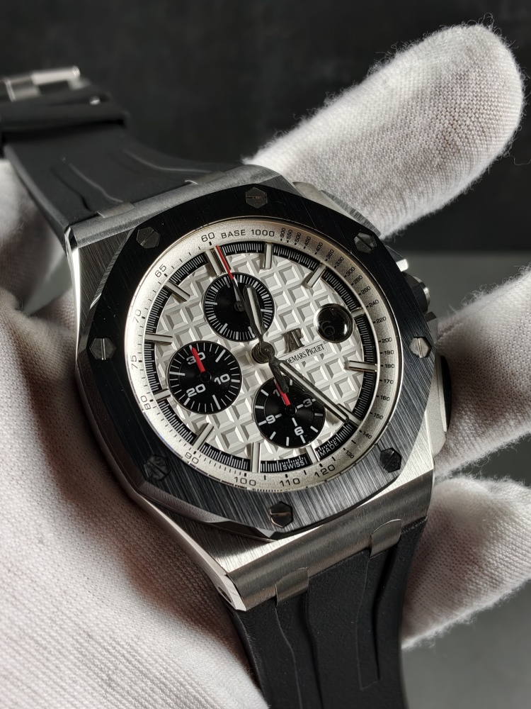 APP Royal Oak Offshore Chronograph 26400 Silver Dial | 44mm | A7750 Automatic Chronograph Movement