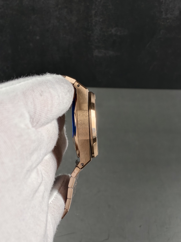APSF V2 Royal Oak Rose Gold Black Dial | 41mm | Free-Sprung 4302 Super Clone Movement