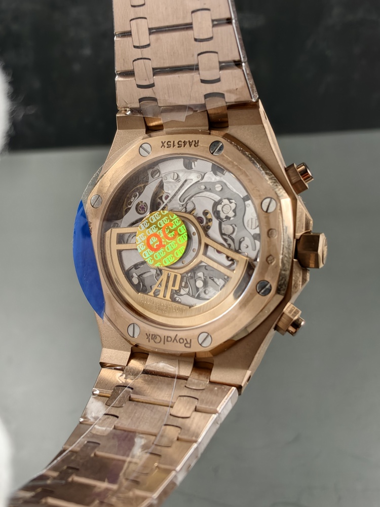 APSF V2 Royal Oak Rose Gold Black Dial | 41mm | Free-Sprung 4302 Super Clone Movement