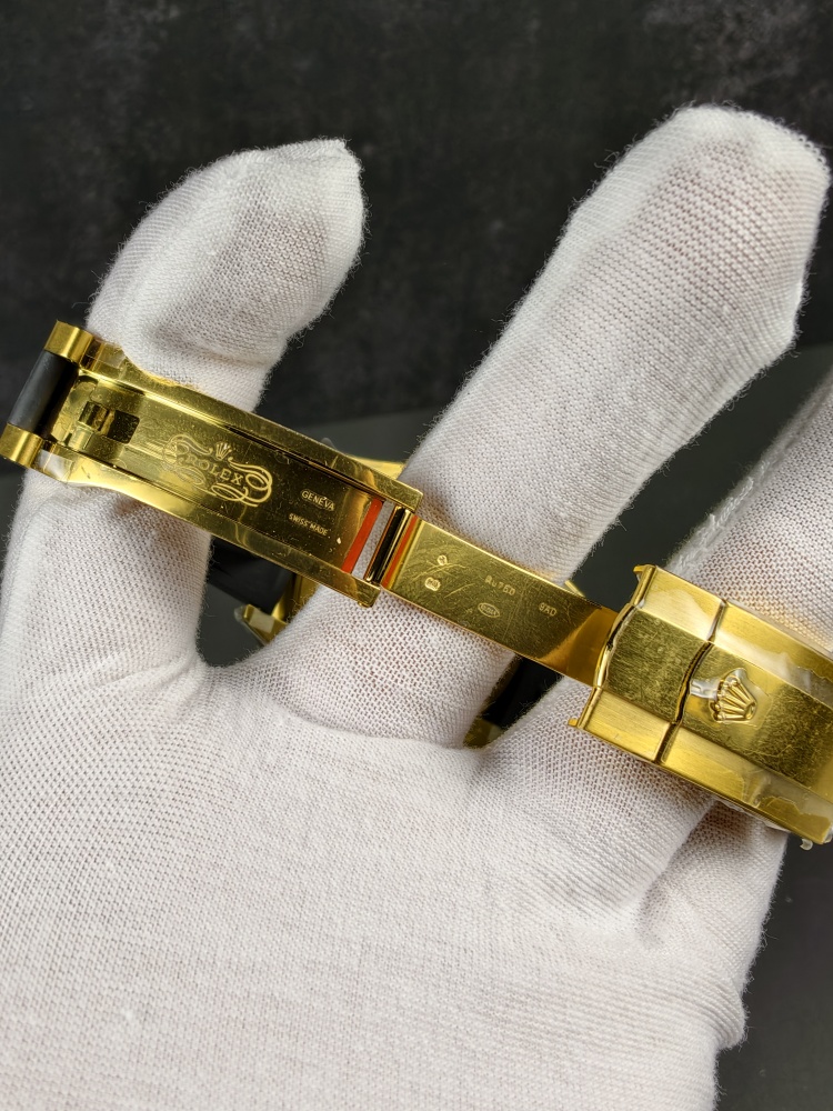 3B Weighted Sky-Dweller Yellow Gold Black Dial | 42mm | 186g | Super Clone 9002 Annual Calendar Movement