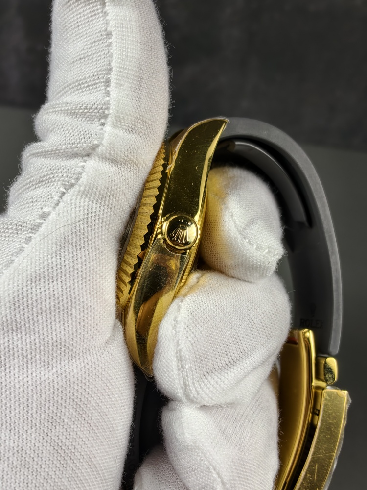 3B Weighted Sky-Dweller Yellow Gold Black Dial | 42mm | 186g | Super Clone 9002 Annual Calendar Movement
