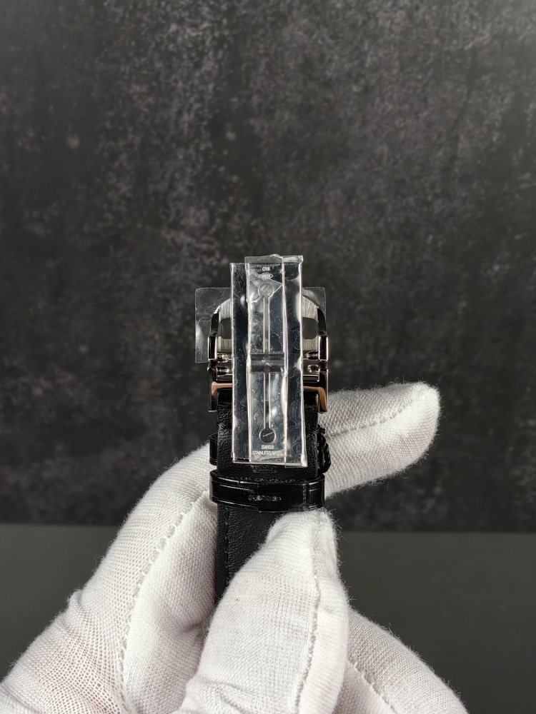 ZF Portugieser Chronograph Black Dial | 41mm | Custom Slim Automatic Chronograph Movement (Cal. 69355 Style)