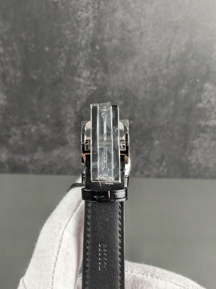 ZF Portugieser Chronograph Silver Dial | 41mm | Custom Slim Automatic Chronograph Movement (Cal. 69355 Style) | Black Leather Strap