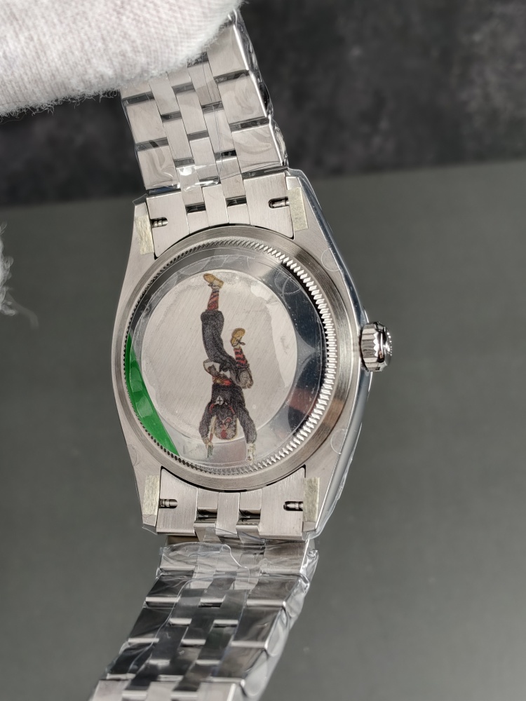 RW Free-Sprung Datejust Rhodium Dial | 36mm | Free-Sprung JH3235 Super Clone Movement | Jubilee Bracelet | Fluted Bezel