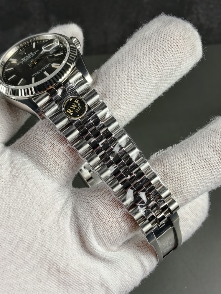 RW Free-Sprung Datejust Rhodium Dial | 36mm | Free-Sprung JH3235 Super Clone Movement | Jubilee Bracelet | Fluted Bezel