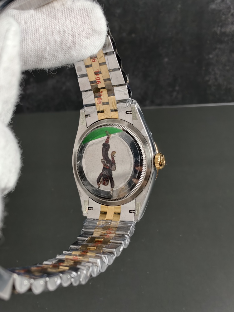 RW Free-Sprung Datejust Two-Tone Yellow Gold Diamond Dial | 36mm | Free-Sprung JH3235 Super Clone Movement | Jubilee Bracelet | Fluted Bezel
