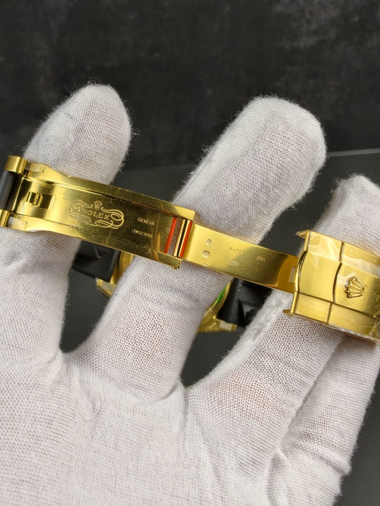 3B Weighted Sky-Dweller Yellow Gold Champagne Dial | 42mm | 186g | Super Clone 9002 Annual Calendar Movement | Oysterflex (E+F)