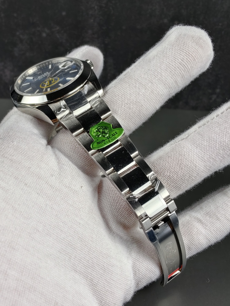 GOLD V2 Free-Sprung Datejust Blue Dial | 41mm | Free-Sprung JH3235 Super Clone Movement | Oyster Bracelet | Fluted Bezel
