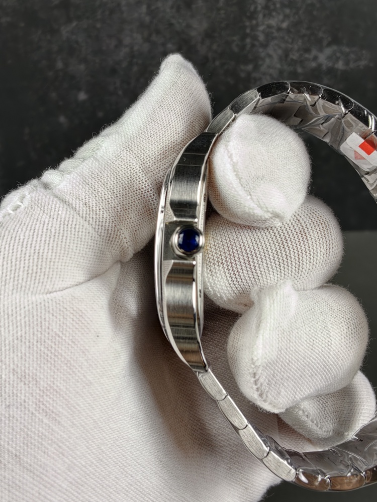 RICH Santos de Cartier Skeleton WHSA0015 | 39.8mm | 9611 MC Clone Manual-Wind Movement
