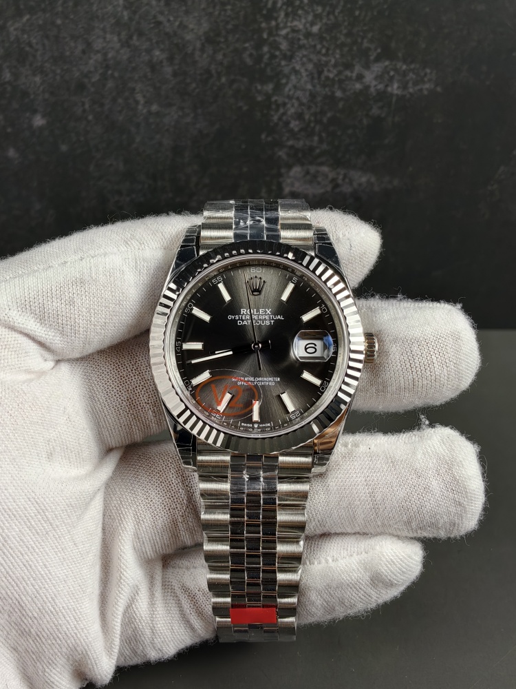 VSF V2 Free-Sprung Datejust Rhodium Dial | 41mm | DD3235 Super Clone Movement