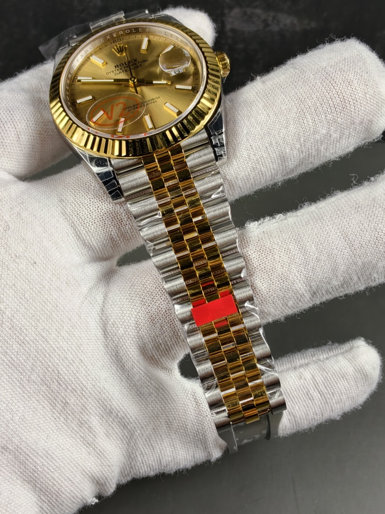 VSF V2 Free-Sprung Datejust Two-Tone Yellow Gold Gold Dial | 41mm | DD3235 Super Clone Movement