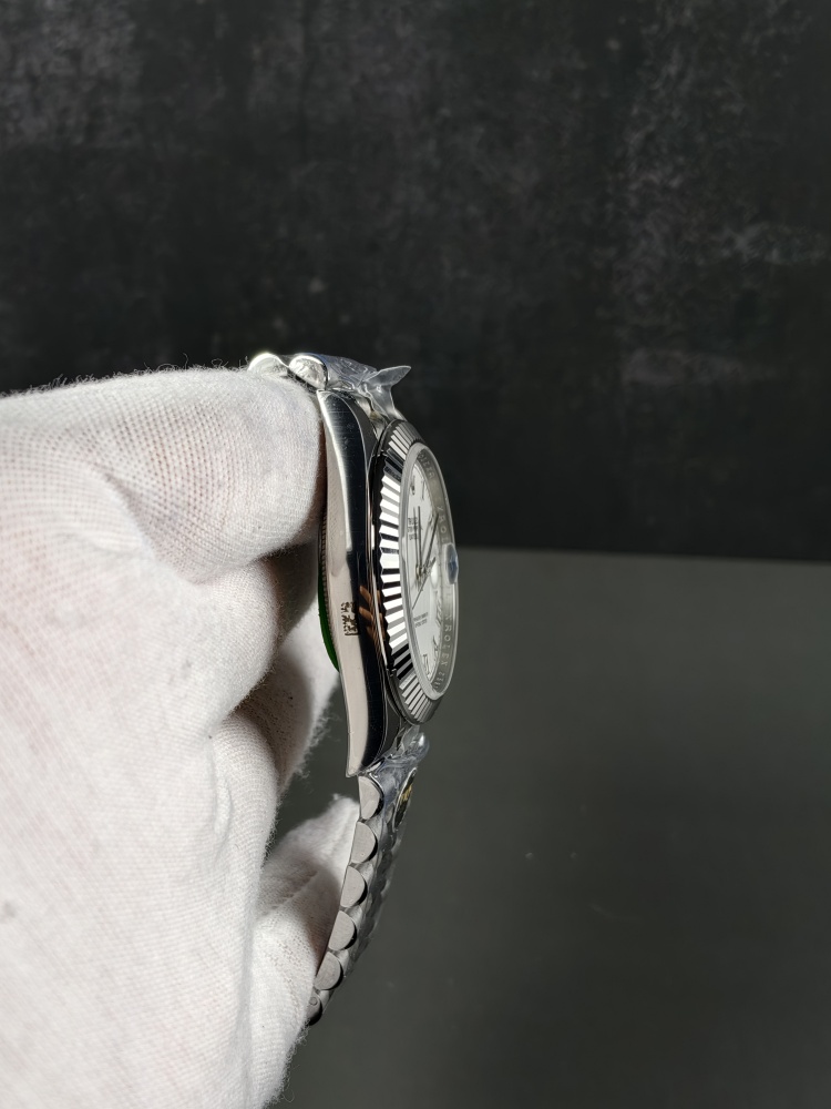 RW Free-Sprung Datejust White Roman Dial | 41mm | Free-Sprung JH3235 Super Clone Movement