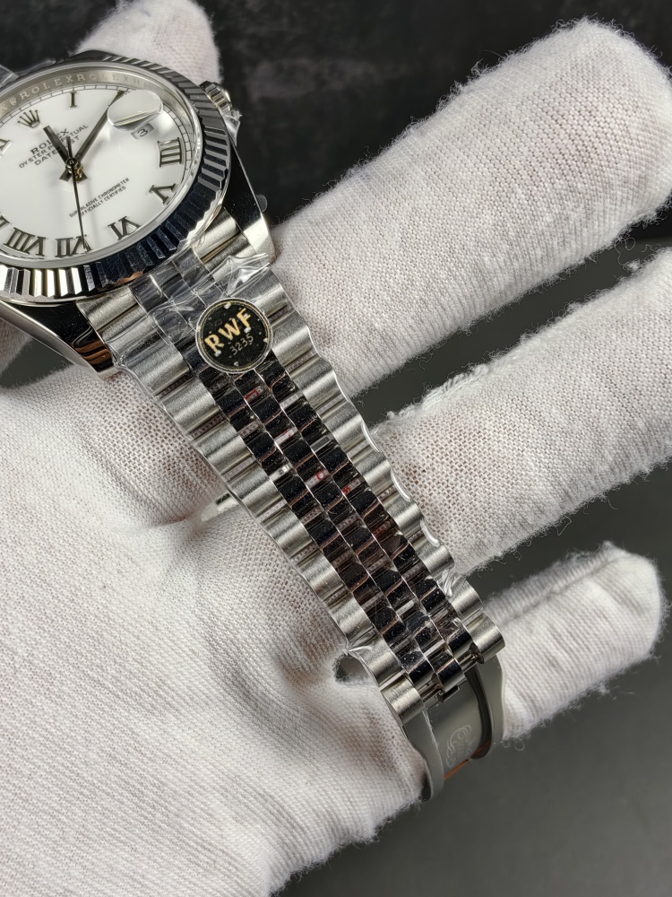 RW Free-Sprung Datejust White Roman Dial | 41mm | Free-Sprung JH3235 Super Clone Movement