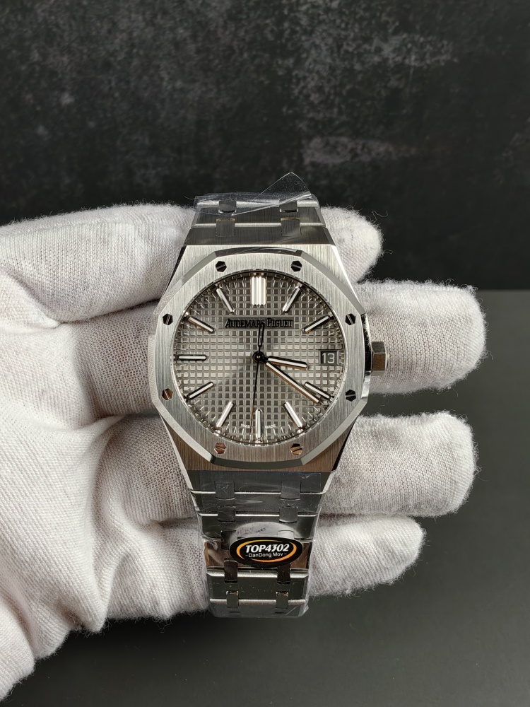 TOP Royal Oak 15510 Grey Dial | 41mm | Clone Calibre 4302 Movement