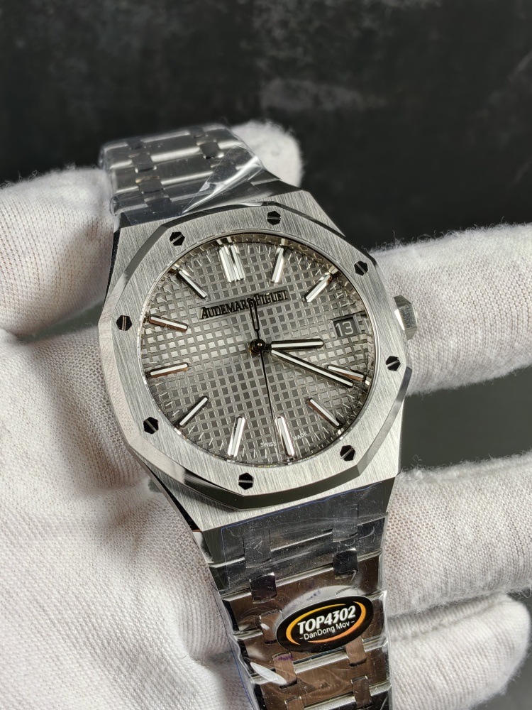 TOP Royal Oak 15510 Grey Dial | 41mm | Clone Calibre 4302 Movement