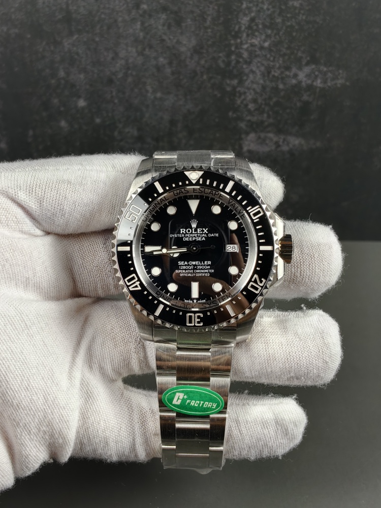 C+ Sea-Dweller Deepsea Black Dial | 44mm | SH3235 Super Clone Movement