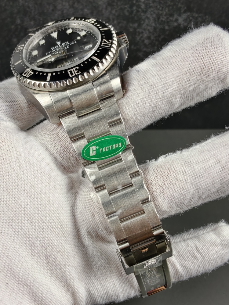 C+ Sea-Dweller Deepsea Black Dial | 44mm | SH3235 Super Clone Movement