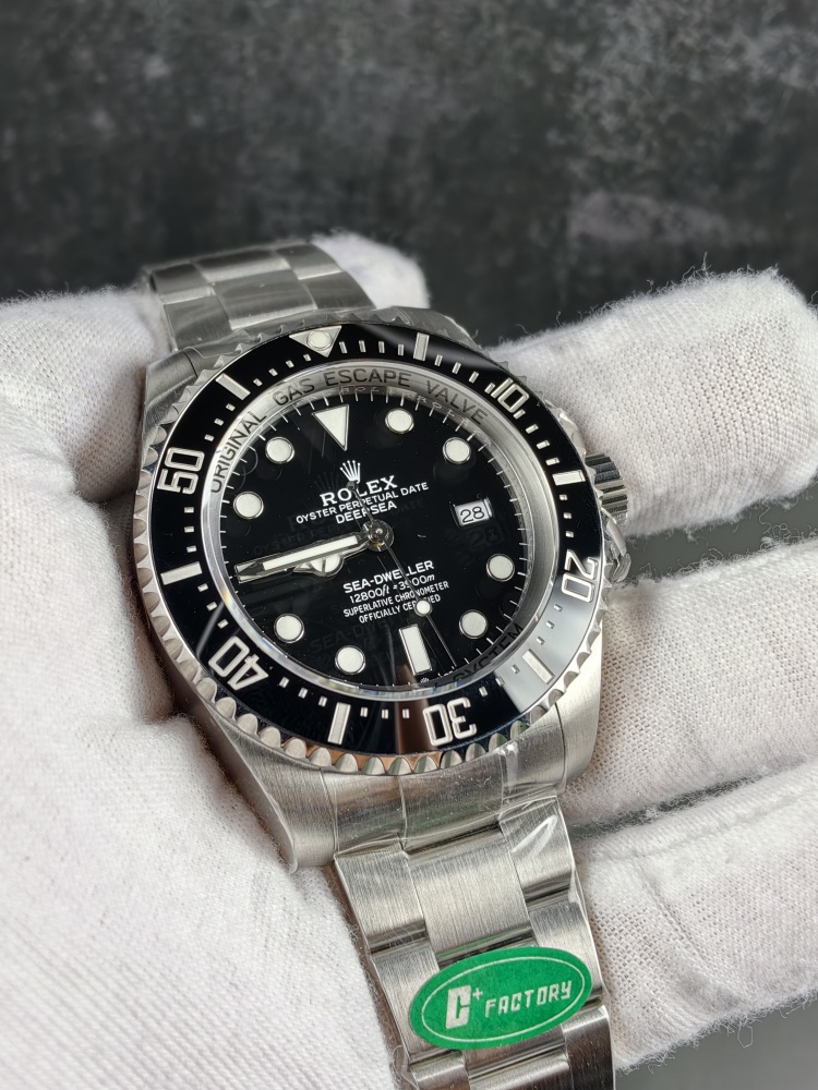 C+ Sea-Dweller Deepsea Black Dial | 44mm | SH3235 Super Clone Movement