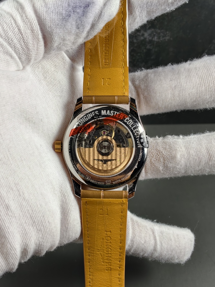 AF Longines Master Collection Grey Dial Rose Gold | 40mm | Decorated A2892 Automatic Movement | Brown Leather Strap