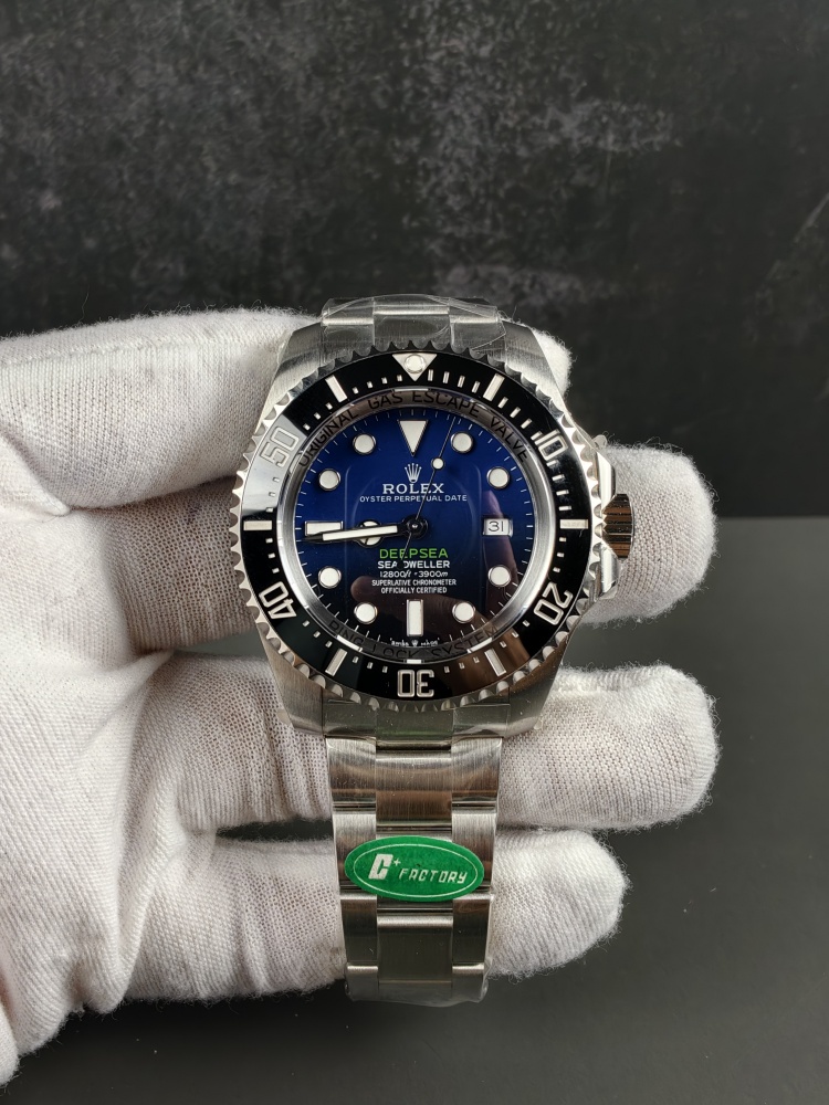 C+ Sea-Dweller Deepsea "James Cameron" D-Blue Dial | 44mm | SH3235 Super Clone Movement
