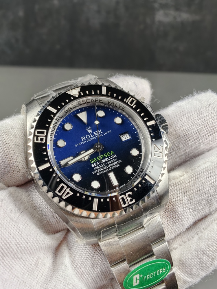 C+ Sea-Dweller Deepsea "James Cameron" D-Blue Dial | 44mm | SH3235 Super Clone Movement
