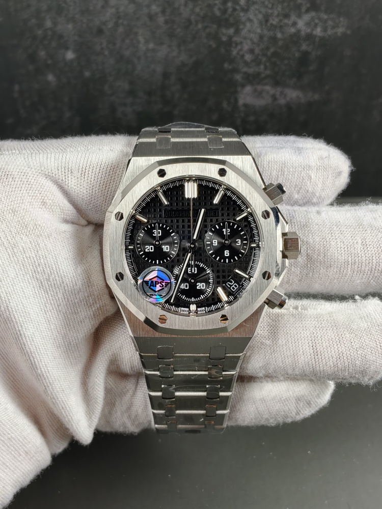 APSF V2 Free-Sprung Royal Oak Chronograph 26240 Black Dial | 41mm | SA4401 Super Clone Movement