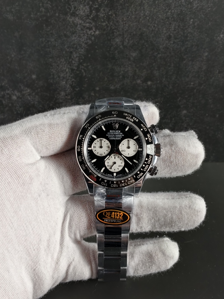 QF V13 Le Mans Daytona White Gold | 40mm | 198g | Free-Sprung JH4132 Super Clone Chronograph Movement