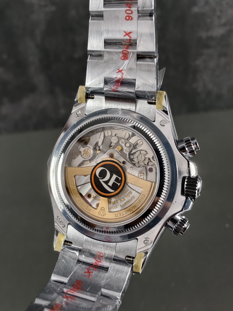 QF V13 Le Mans Daytona White Gold | 40mm | 198g | Free-Sprung JH4132 Super Clone Chronograph Movement