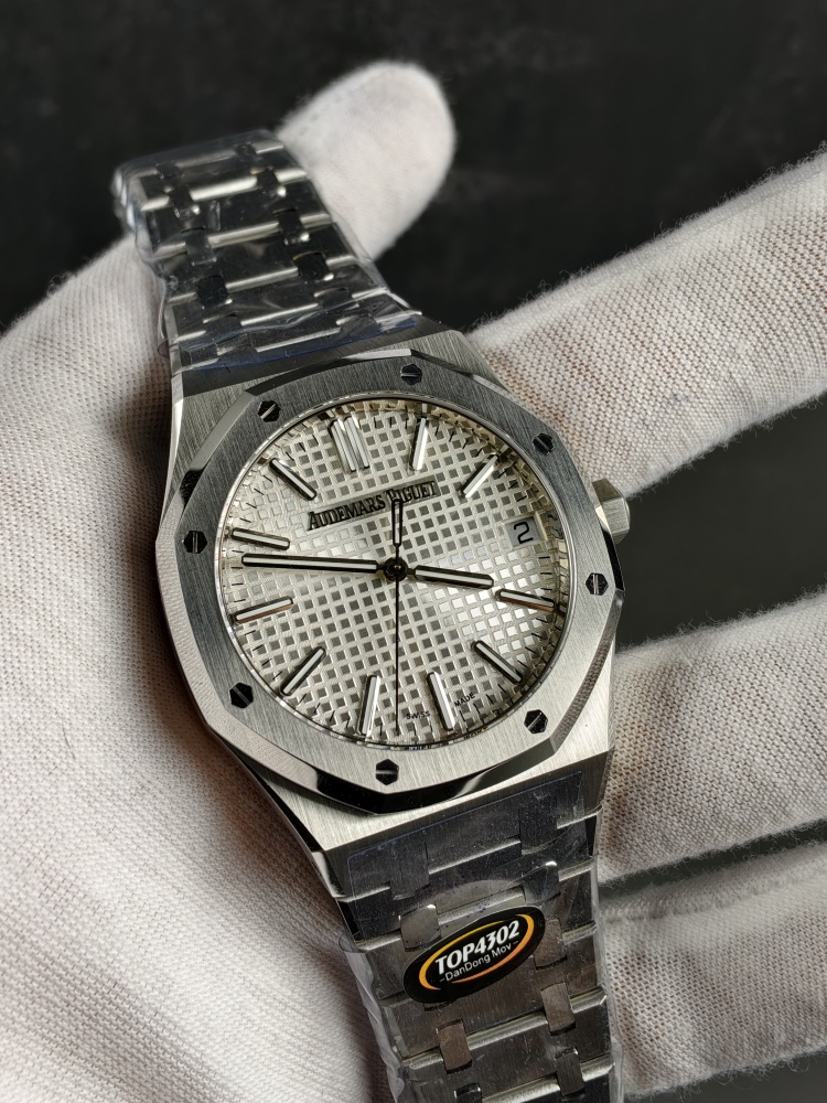 TOP Royal Oak 15510 White Dial | 41mm | Clone Calibre 4302 Movement