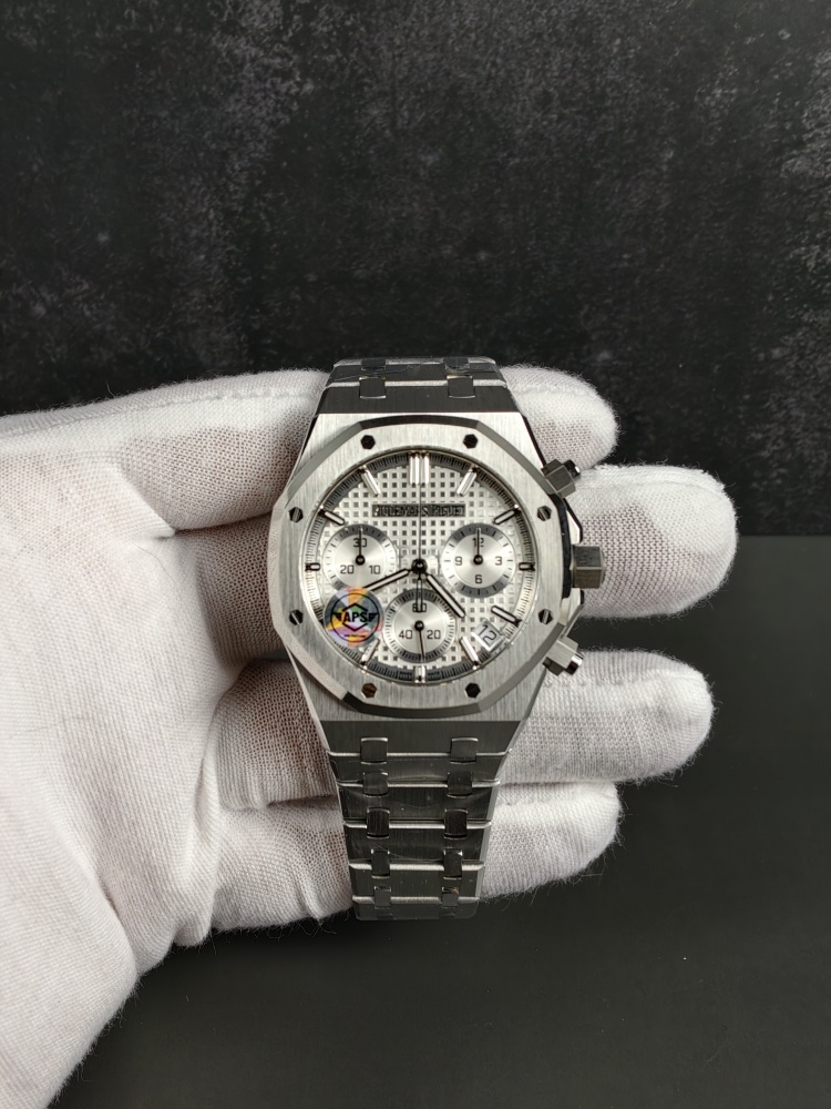 APSF V2 Free-Sprung Royal Oak Selfwinding Chronograph 26240 White Dial | 41mm | SH4401 V2 Free-Sprung Flyback Chronograph Movement
