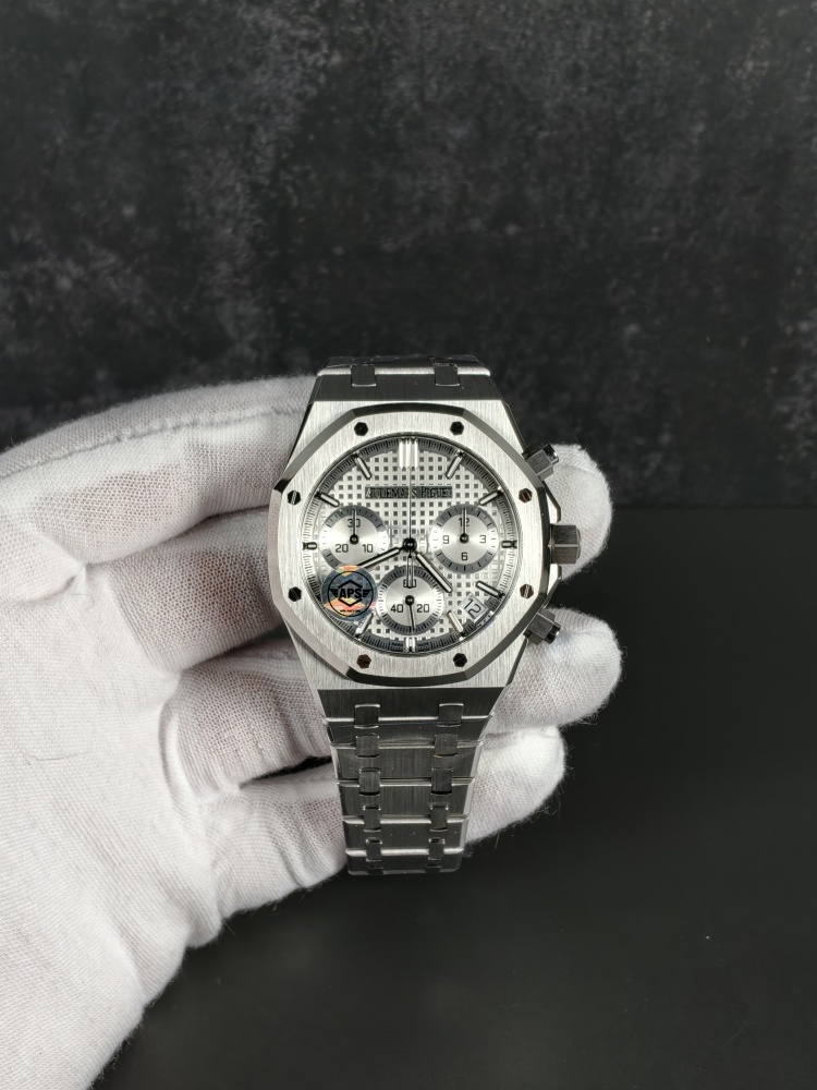 APSF V2 Free-Sprung Royal Oak Selfwinding Chronograph 26240 White Dial | 41mm | SH4401 V2 Free-Sprung Flyback Chronograph Movement