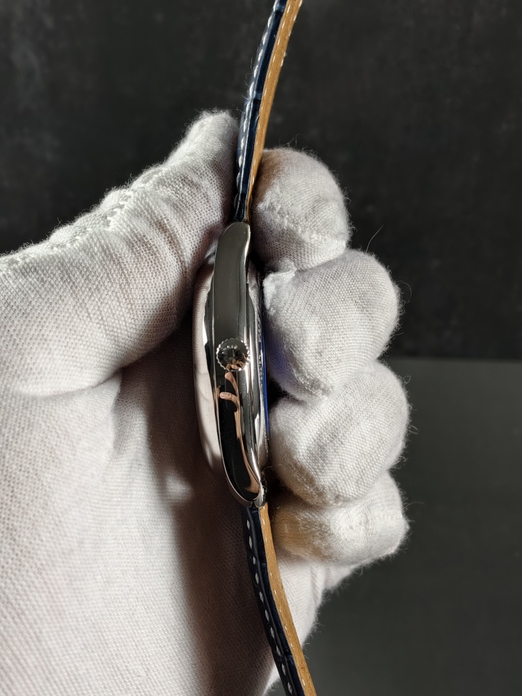 APSF Longines Flagship Heritage Moonphase Blue Dial | 38mm | Automatic Moonphase Movement | Leather Strap