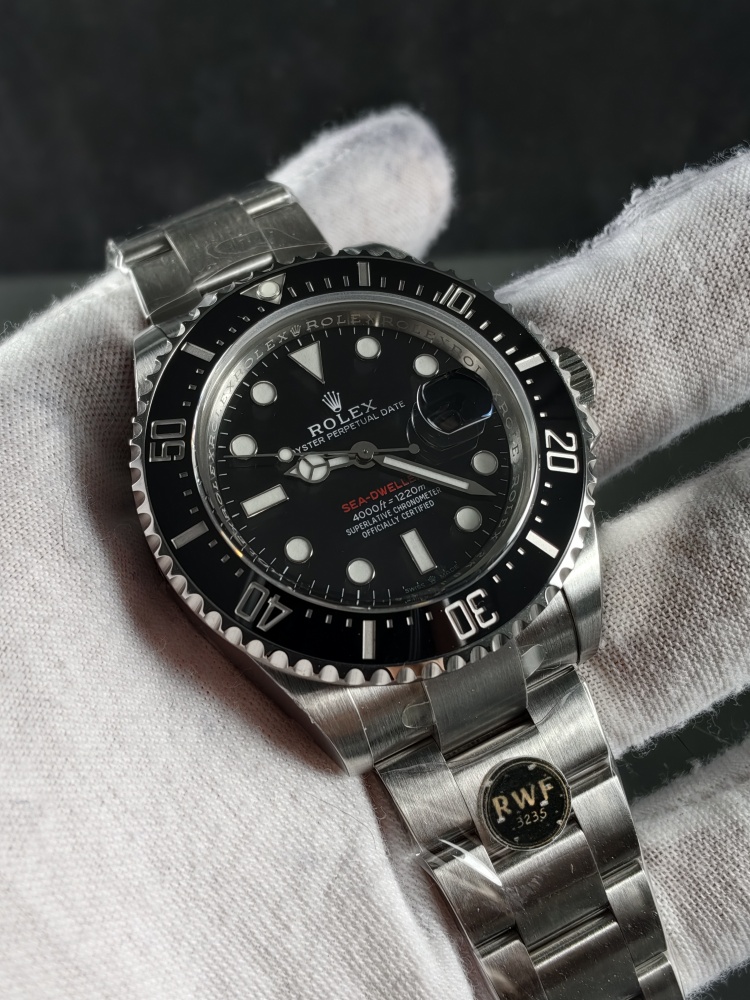 RW Sea-Dweller | 43mm | Free-Sprung JH3235 Super Clone Movement | Oyster Bracelet