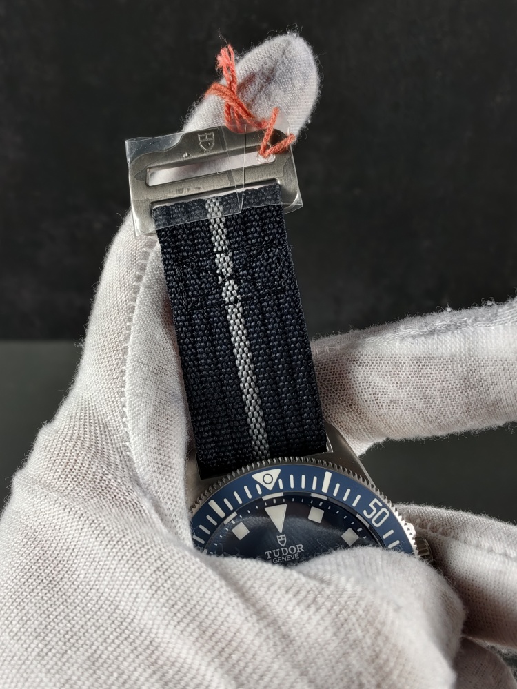M+ Pelagos FXD GMT Blue Dial | 42mm | True GMT Automatic Movement | Blue Fabric Strap