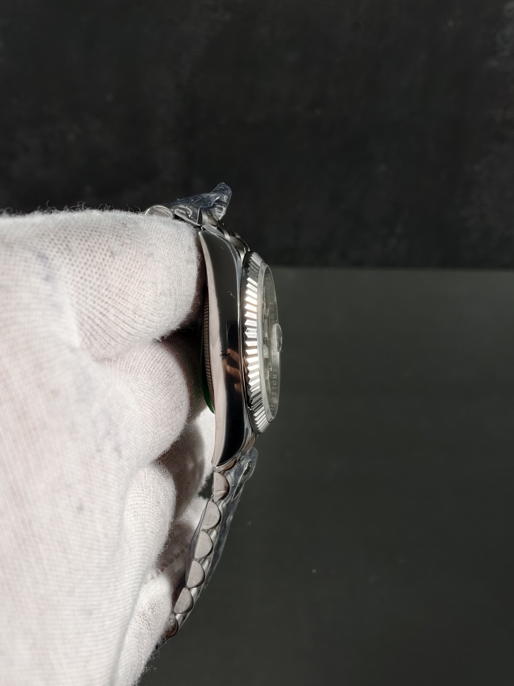 RW Silver Datejust | 36mm | Free-Sprung JH3235 Super Clone Movement | Jubilee Bracelet | Fluted Bezel