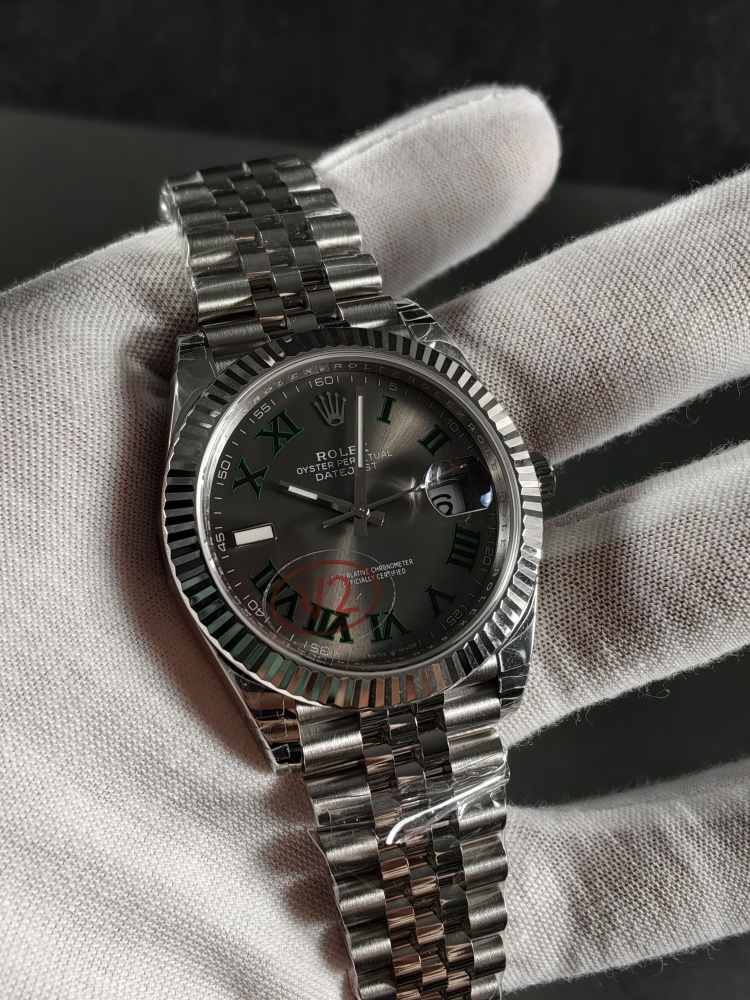 VSF V2 Wimbledon Datejust 41mm | Fluted Bezel | Jubilee Bracelet | DD3235 Movement
