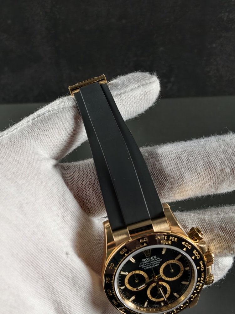 VSF V2 Daytona 126518LN Black & Everose Gold | 40mm | Weighted | DD4131 Super Clone Chronograph Movement | Oysterflex Bracelet (Size E+F)