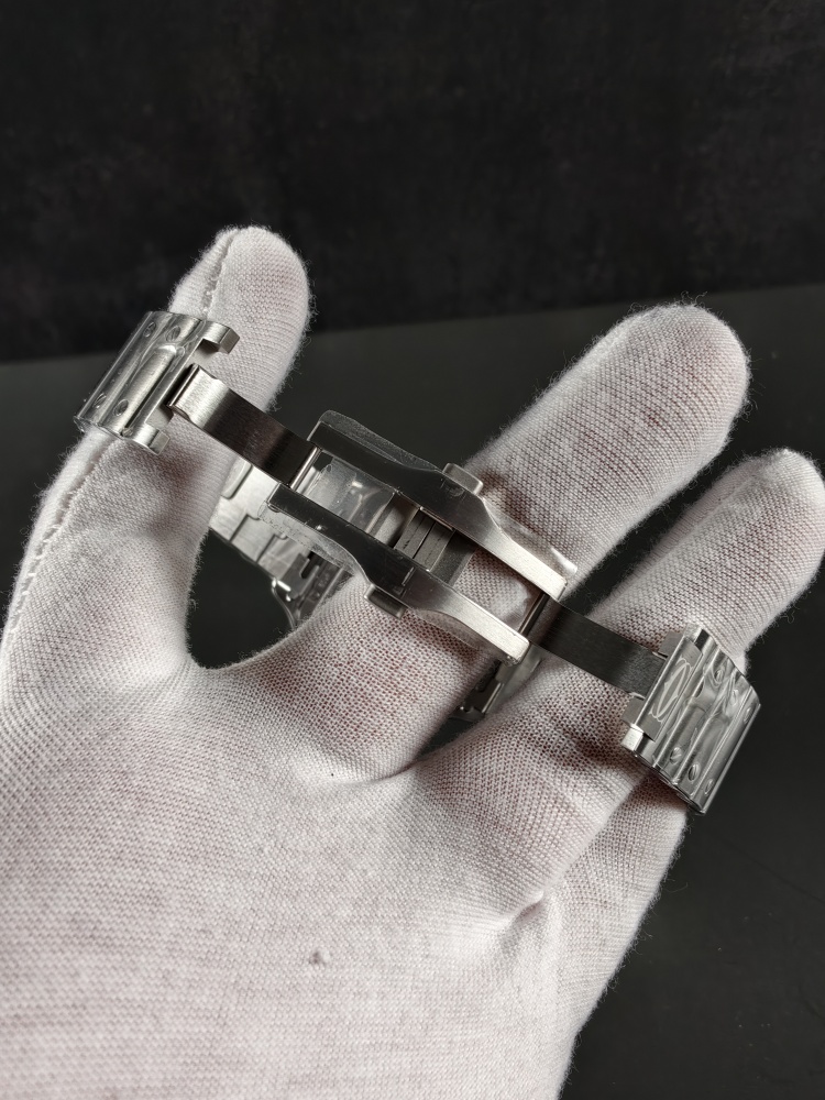 RICH Santos de Cartier Skeleton WHSA0015 | 39.8mm | 9611 MC Clone Manual-Wind Movement