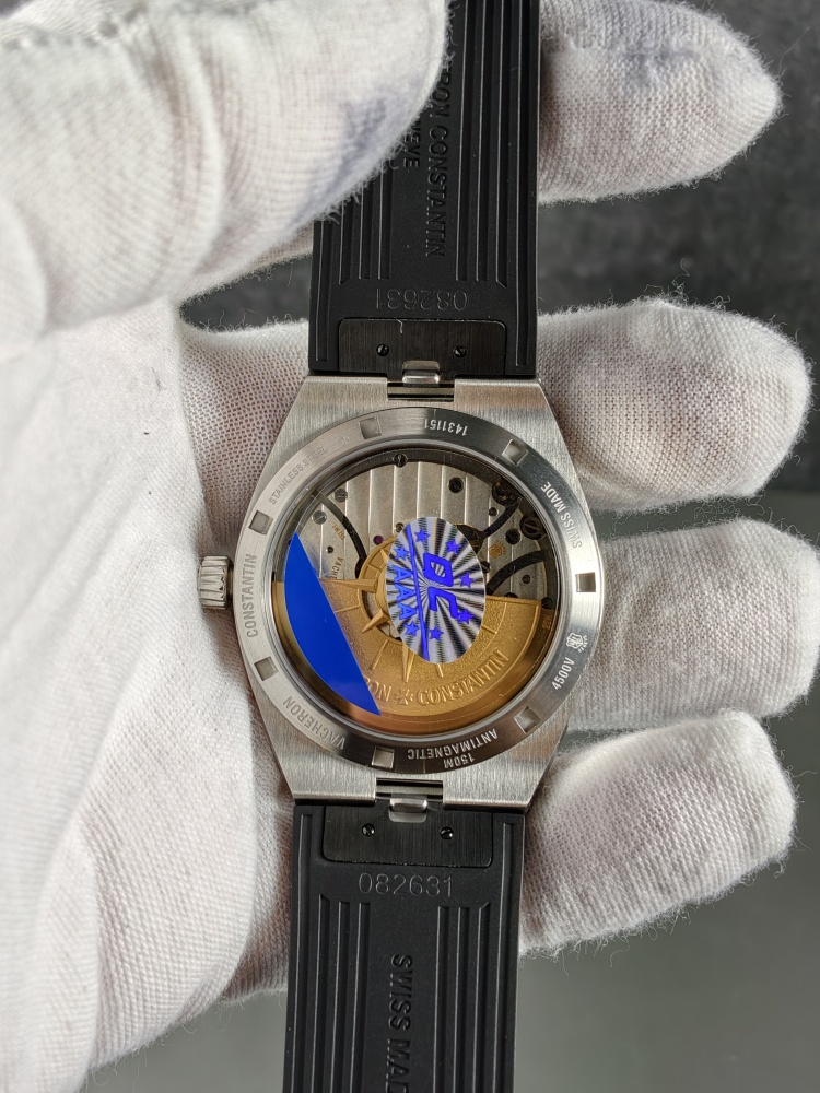PPF Overseas 4500V Black Dial with Rubber Straps | 41mm |
