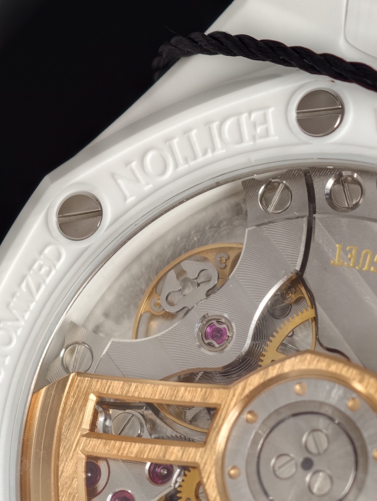 ZF Royal Oak 15500 41mm White Ceramic – SA4302 Free-Sprung Super Clone Movement