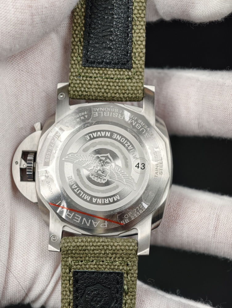 VSF Panerai Submersible Marina Militare PAM01697 44mm Green – Dandong P.900 Super Clone Movement