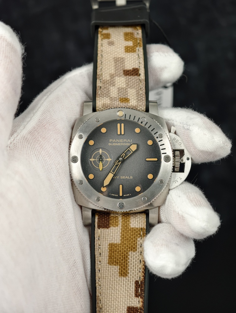 VSF Panerai Submersible Navy SEALs PAM01518 44mm – Dandong P.900 Super Clone Movement