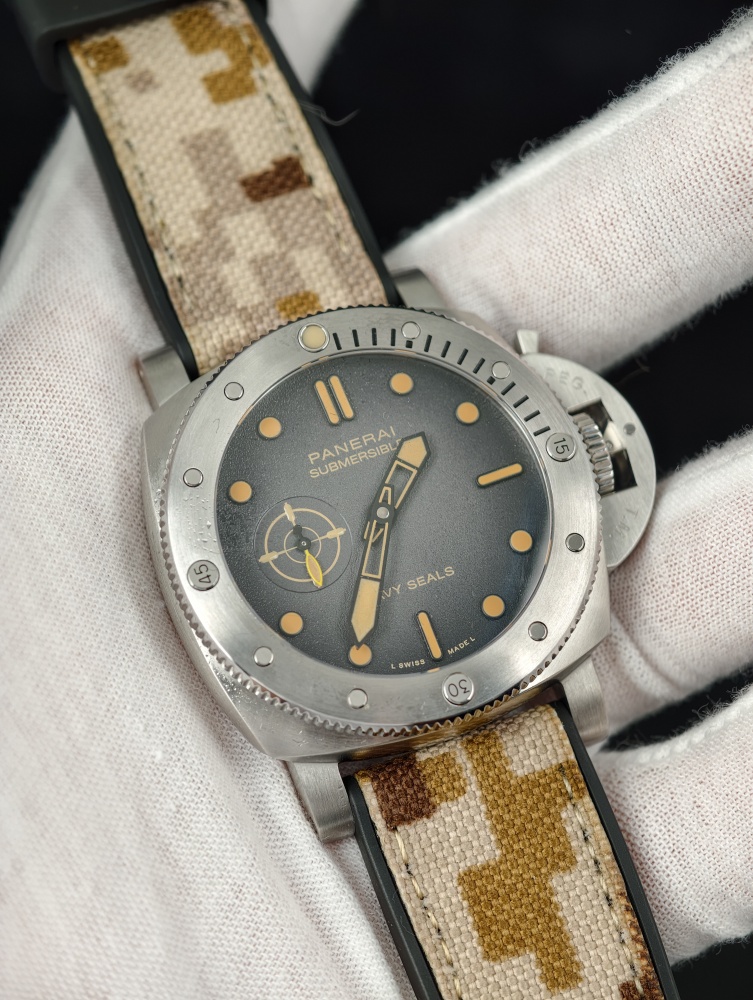 VSF Panerai Submersible Navy SEALs PAM01518 44mm – Dandong P.900 Super Clone Movement