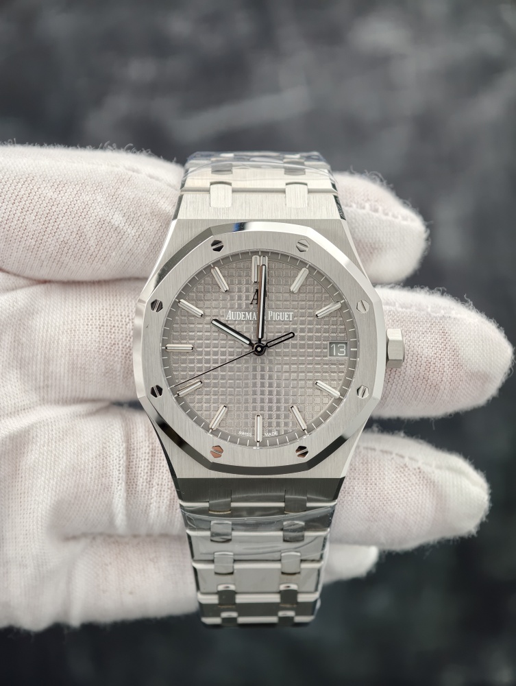 VSF Royal Oak 15500 41mm Grey Dial – SA4302 Free-Sprung Super Clone Movement