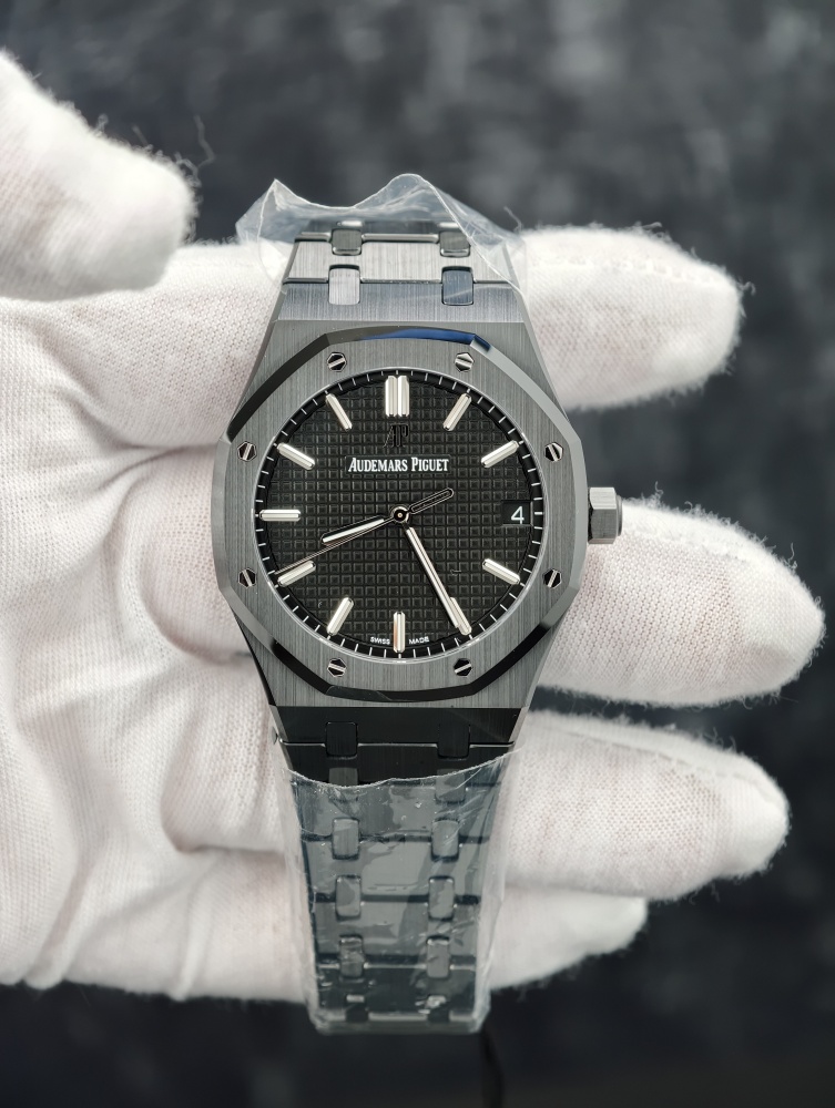 ZF Royal Oak 15500 41mm Full Black Ceramic – SA4302 Free-Sprung Super Clone Movement