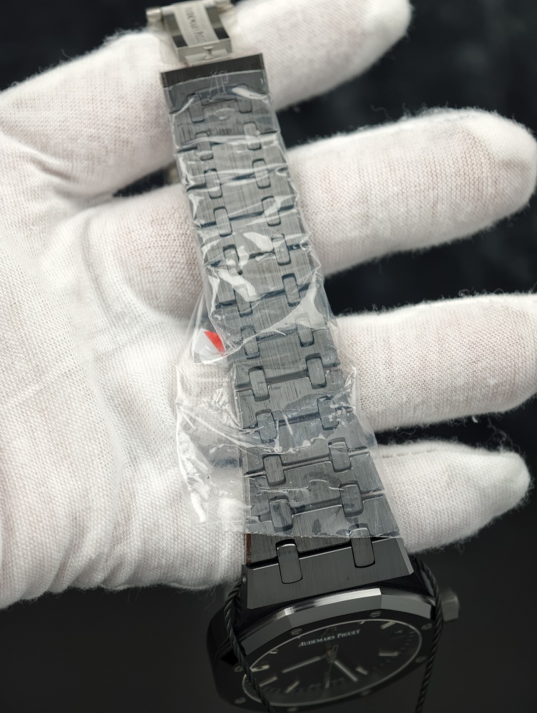 ZF Royal Oak 15500 41mm Full Black Ceramic – SA4302 Free-Sprung Super Clone Movement