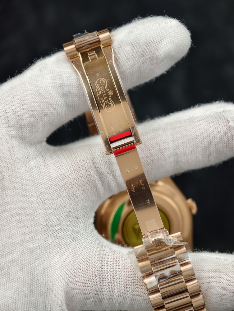 RGF Day-Date 40mm Rose Gold White Dial – Fluted Bezel & President Bracelet
